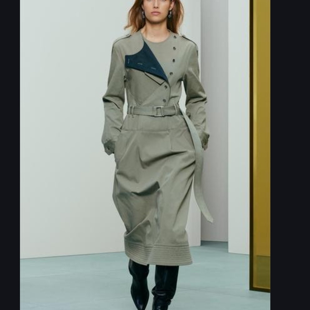 SRPLS Zara Limited Edition Grey Trench Dress